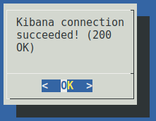 Successful Kibana connection
