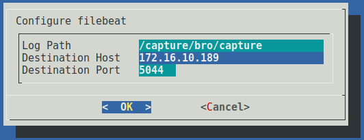 Configure filebeat for Zeek log forwrding