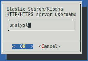 Elasticsearch/Kibana username